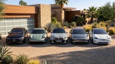 Luxury electric cars 2026 lineup with Lucid Air Tesla Model S Mercedes EQS Porsche Taycan BMW i5