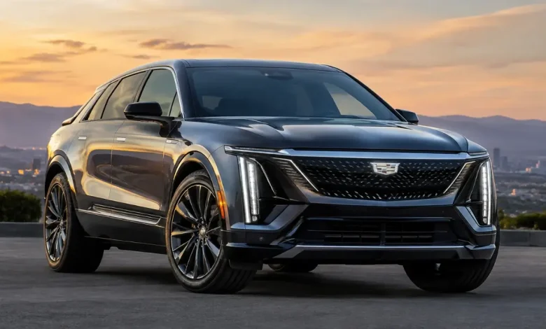 Cadillac LYRIQ V Premium luxury electric SUV exterior design